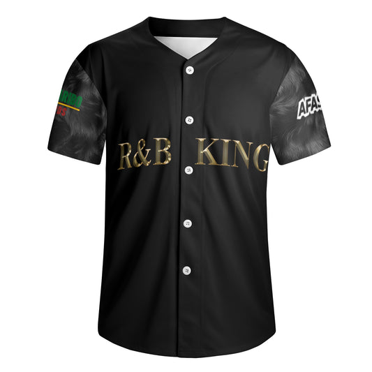 R&B King Short Sleeve Baseball Jersey