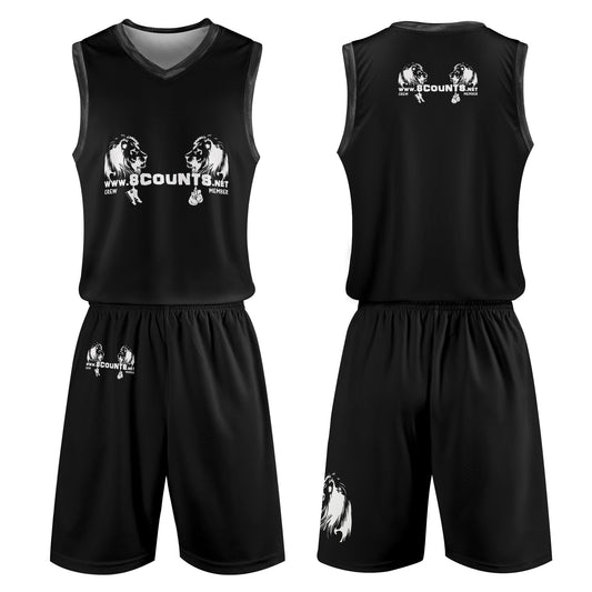 8Counts Basketball Sports Uniform Jersey & Shorts
