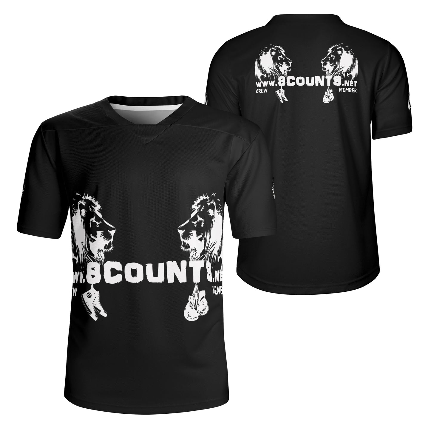 8Counts Football Rugby Jersey Unisex