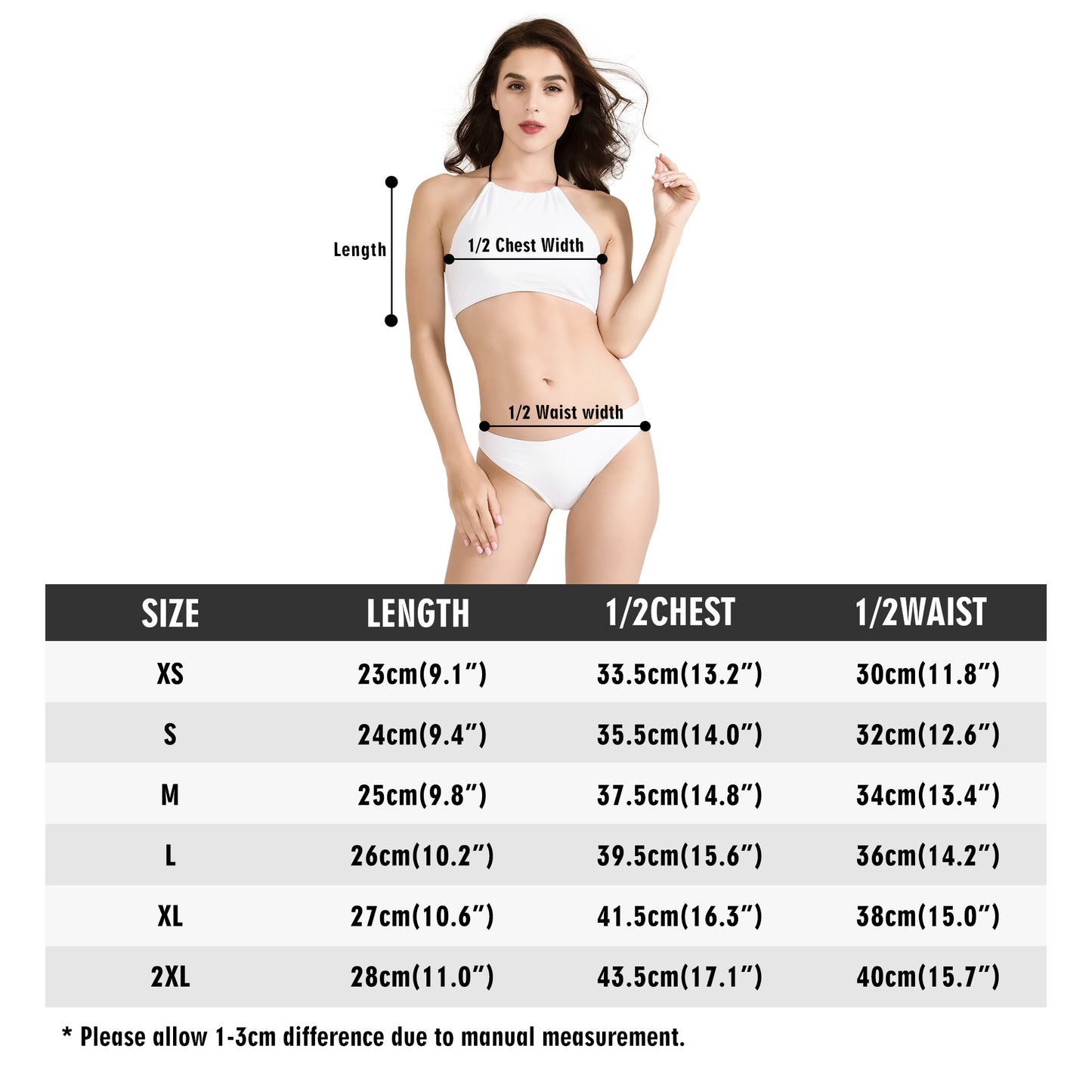 8Counts High Neck Swimsuit